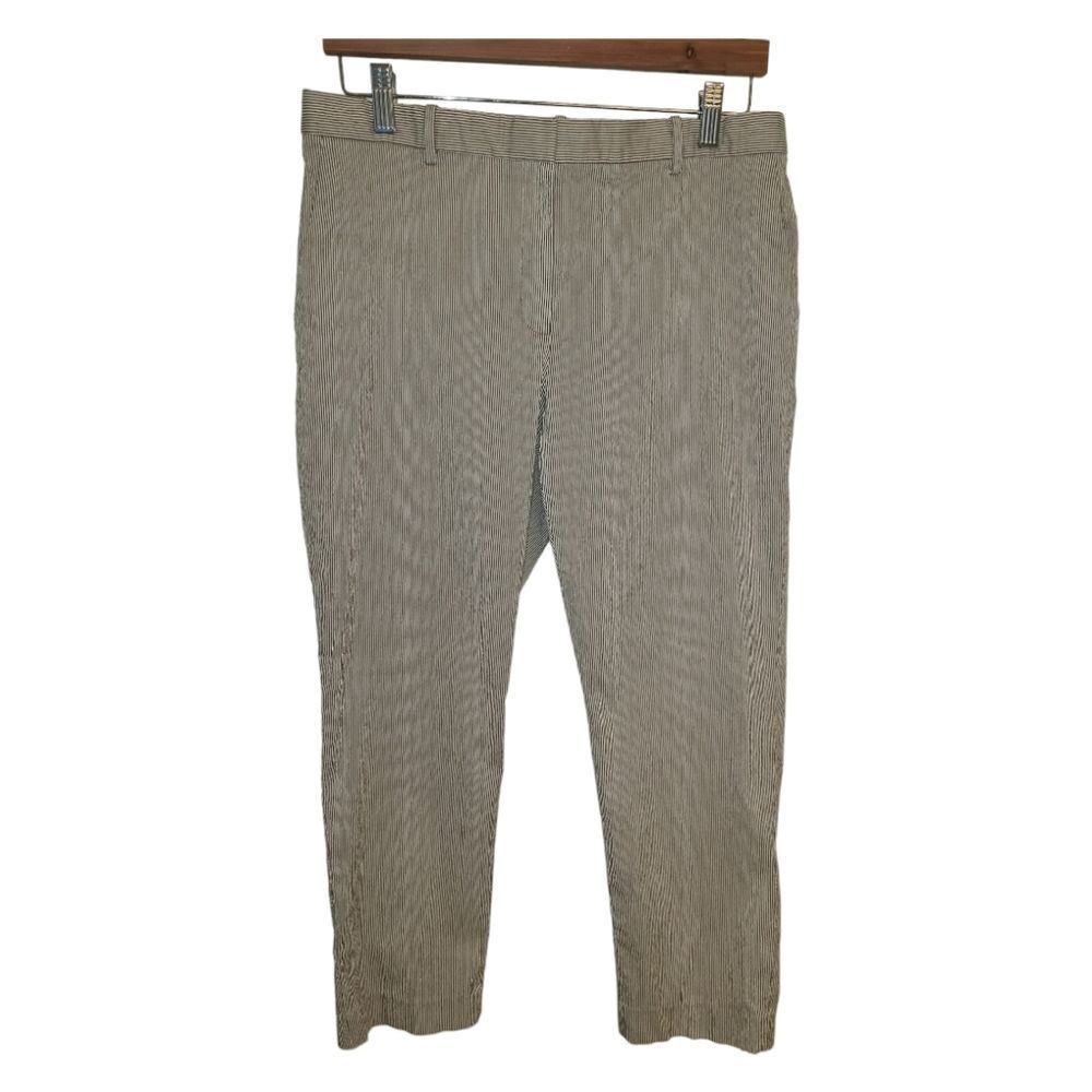 Theory Trecca Striped Cropped Pants